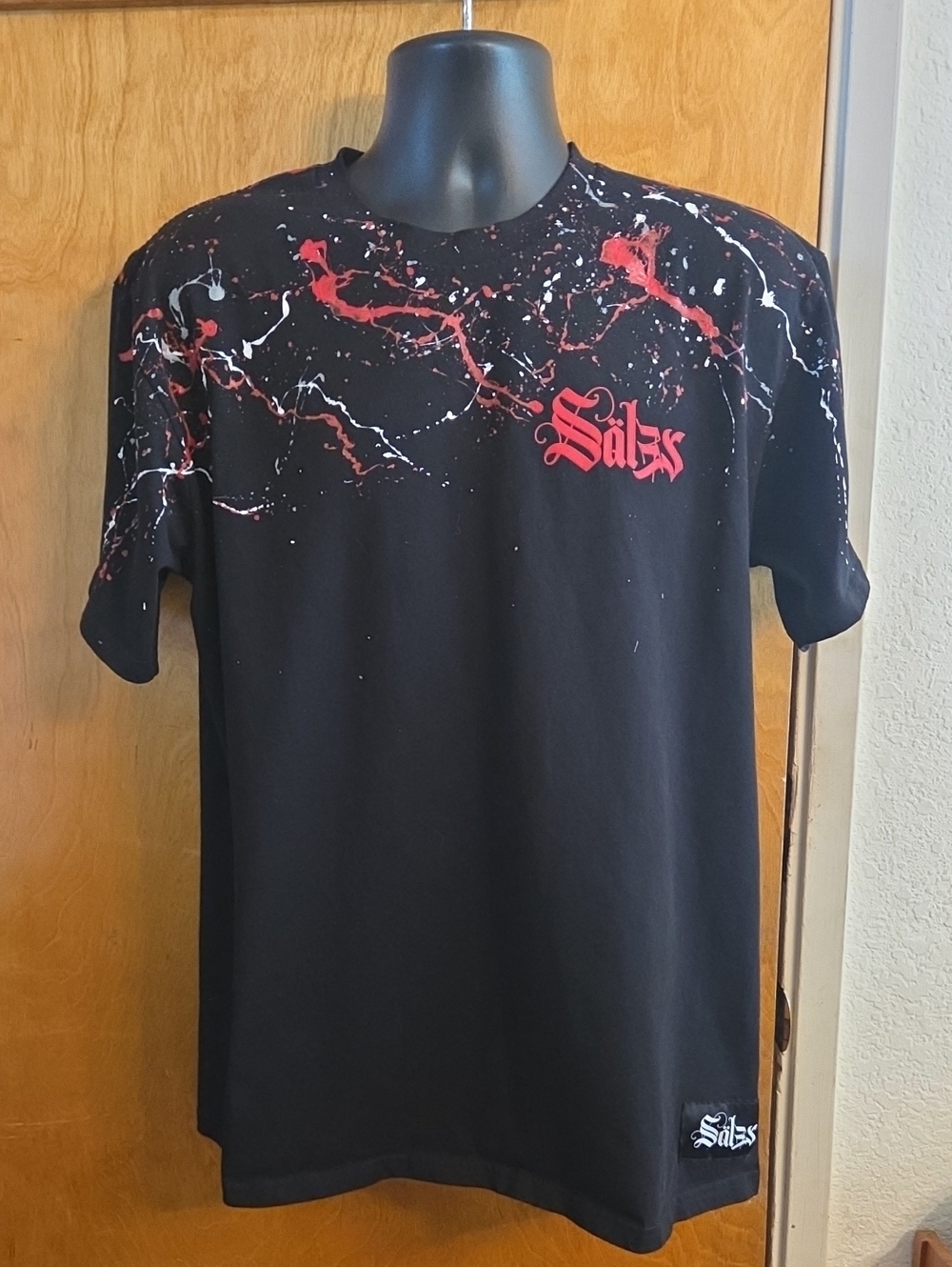 RARE Sinner Seeking Säles Graphic Embossed Streetwear T-Shirt Tee Men’s Sz L